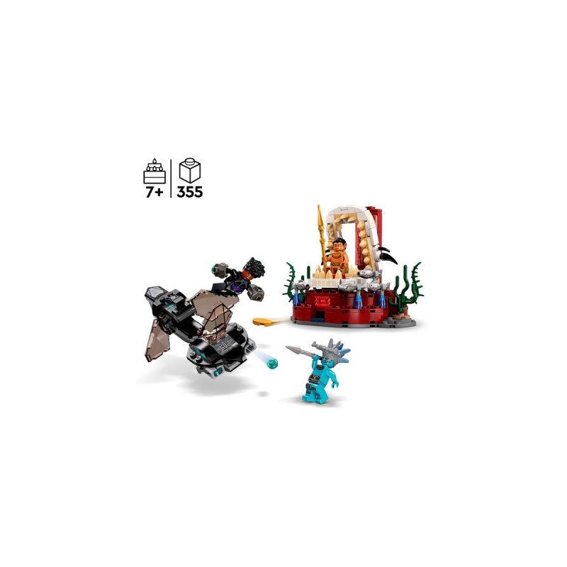 LEGO 76213 Marvel Super Heroes König Namors Thronsaal, Konstruktionsspielzeug