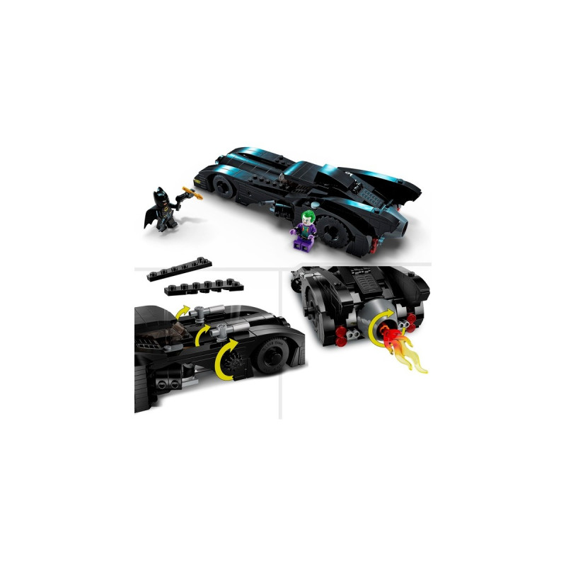 LEGO 76224 DC Super Heroes - Batmobile: Batman verfolgt den Joker, Konstruktionsspielzeug