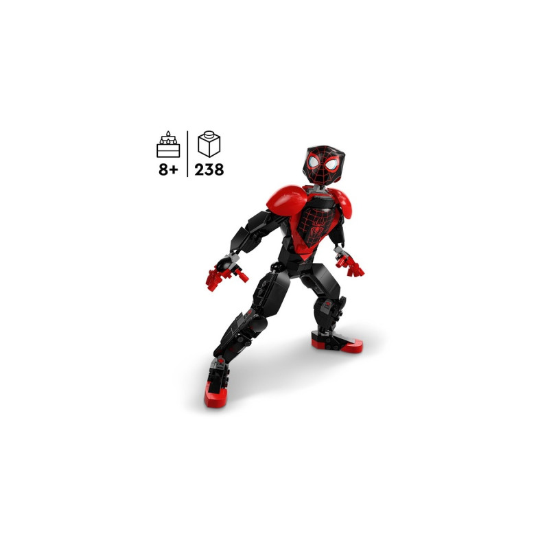 LEGO 76225 Marvel Super Heroes Miles Morales Figur, Konstruktionsspielzeug(vollbeweglich)