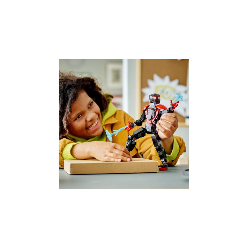 LEGO 76225 Marvel Super Heroes Miles Morales Figur, Konstruktionsspielzeug(vollbeweglich)