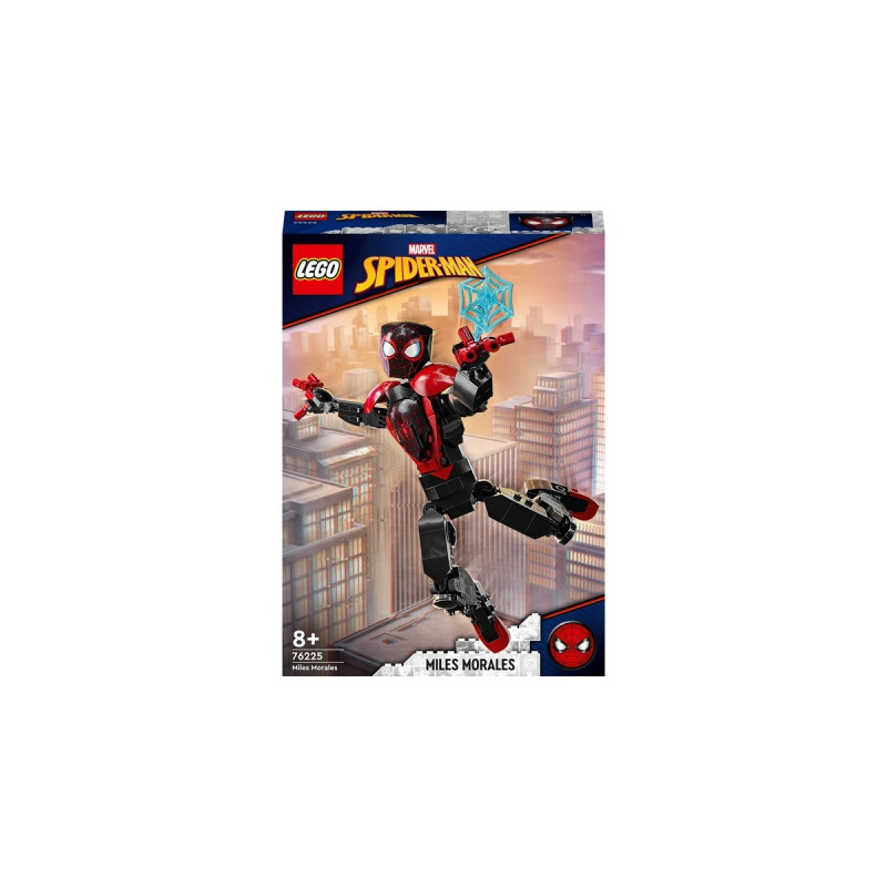 LEGO 76225 Marvel Super Heroes Miles Morales Figur, Konstruktionsspielzeug(vollbeweglich)