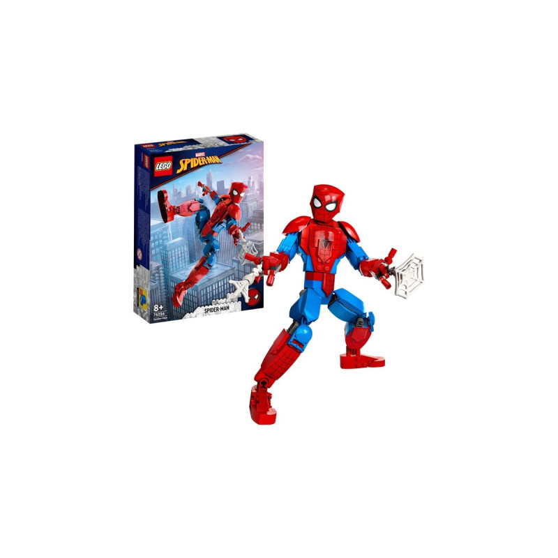 LEGO 76226 Marvel Super Heroes Spider-Man Figur, Konstruktionsspielzeug(vollbeweglich)