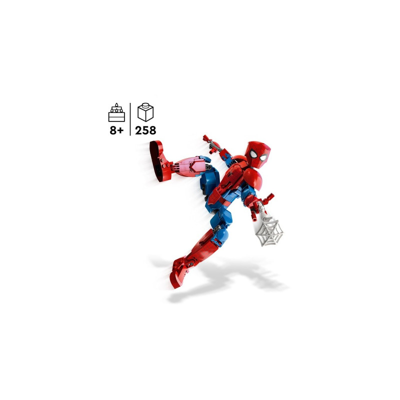 LEGO 76226 Marvel Super Heroes Spider-Man Figur, Konstruktionsspielzeug(vollbeweglich)