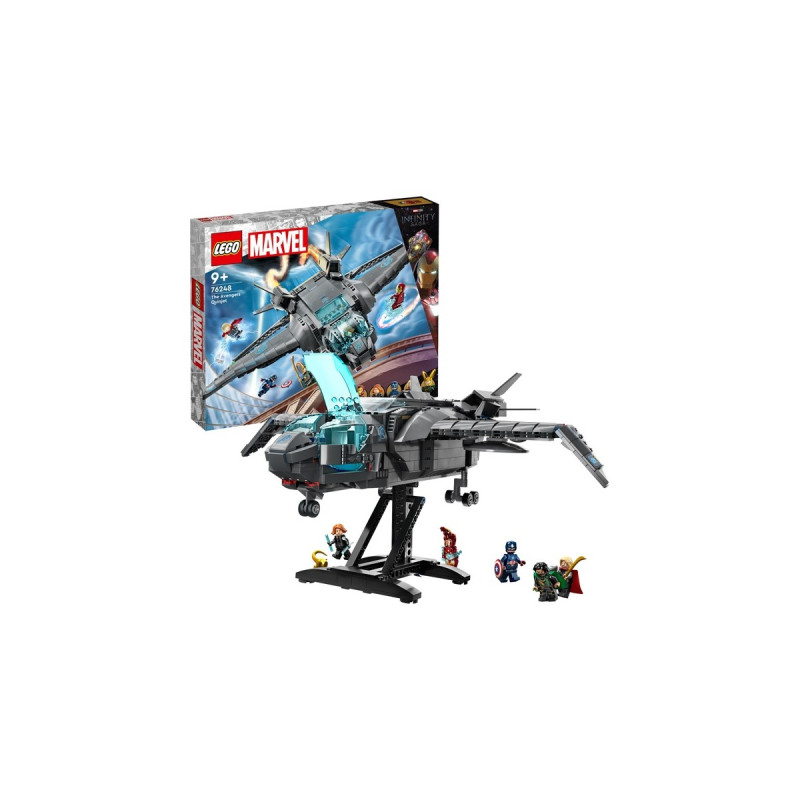 LEGO 76248 Marvel Der Quinjet der Avengers, Konstruktionsspielzeug