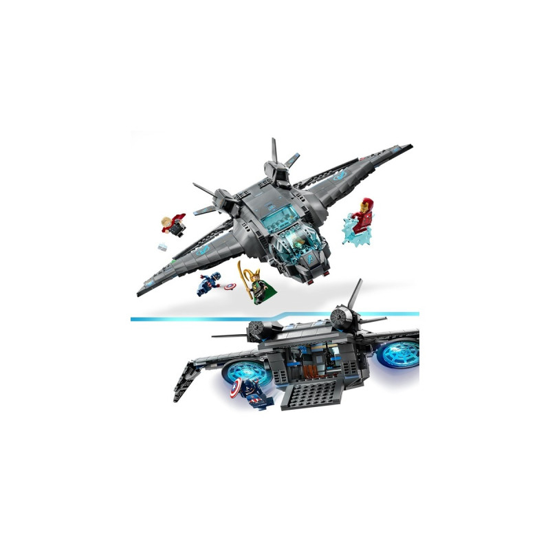 LEGO 76248 Marvel Der Quinjet der Avengers, Konstruktionsspielzeug