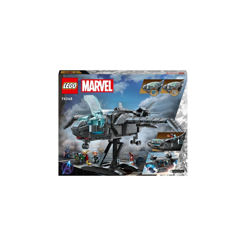 LEGO 76248 Marvel Der Quinjet der Avengers, Konstruktionsspielzeug