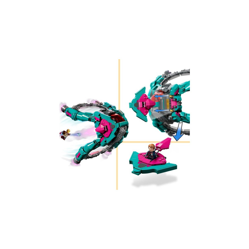 LEGO 76255 Marvel Das neue Schiff der Guardians, Konstruktionsspielzeug