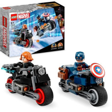 LEGO 76260 Marvel Super Heroes Black Widows & Captain Americas Motorräder, Konstruktionsspielzeug