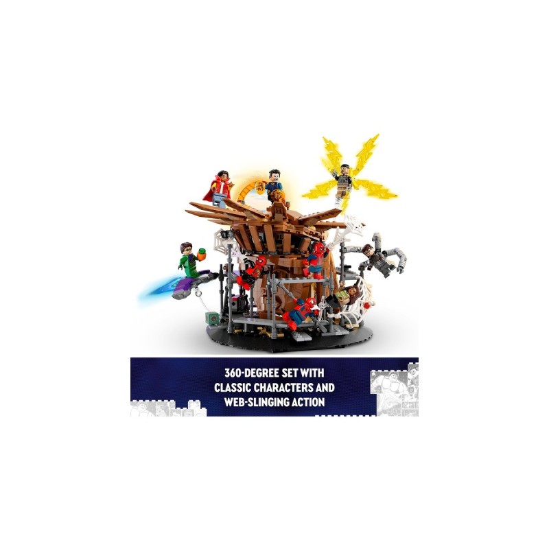 LEGO 76261 Marvel Super Heroes Spider-Mans großer Showdowns, Konstruktionsspielzeug