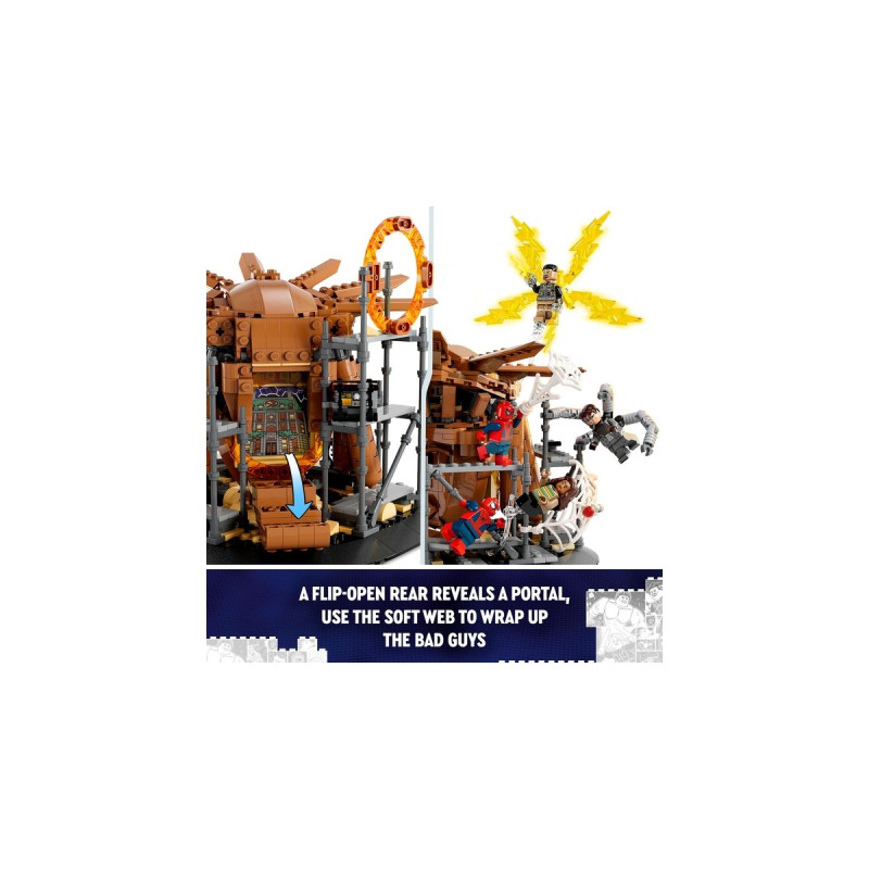 LEGO 76261 Marvel Super Heroes Spider-Mans großer Showdowns, Konstruktionsspielzeug