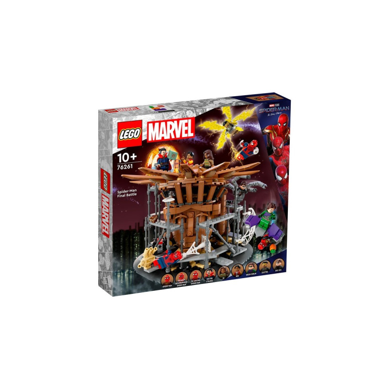 LEGO 76261 Marvel Super Heroes Spider-Mans großer Showdowns, Konstruktionsspielzeug