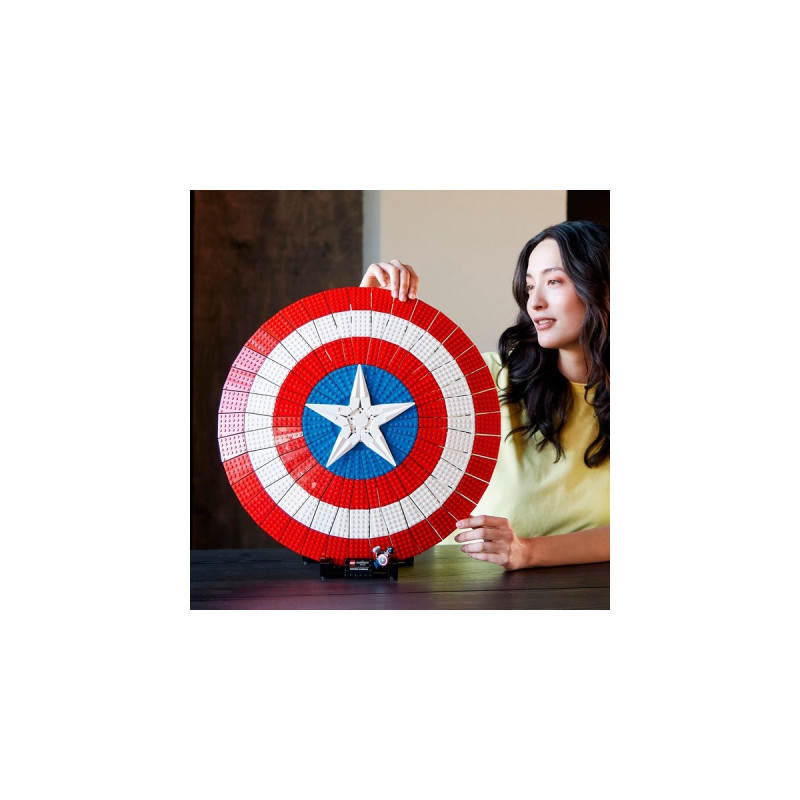 LEGO 76262 Marvel Super Heroes Captain Americas Schild, Konstruktionsspielzeug