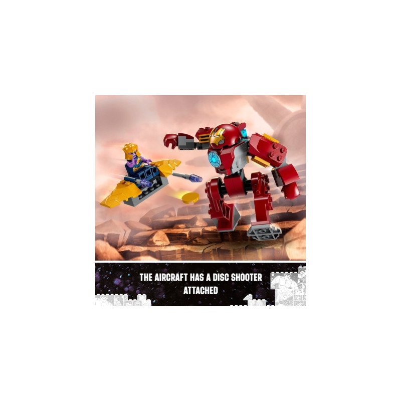 LEGO 76263 Marvel Super Heroes Iron Man Hulkbuster vs. Thanos, Konstruktionsspielzeug