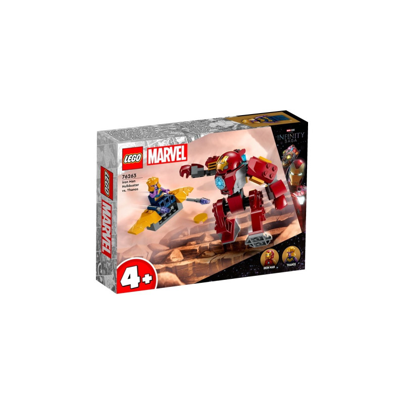 LEGO 76263 Marvel Super Heroes Iron Man Hulkbuster vs. Thanos, Konstruktionsspielzeug