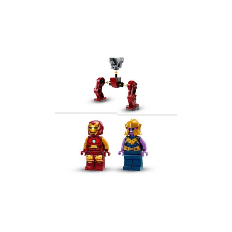 LEGO 76263 Marvel Super Heroes Iron Man Hulkbuster vs. Thanos, Konstruktionsspielzeug