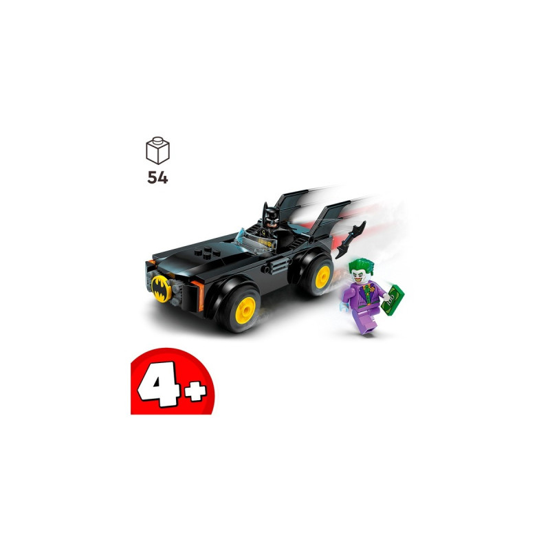 LEGO 76264 DC Super Heroes Verfolgungsjagd im Batmobile: Batman vs. Joker, Konstruktionsspielzeug