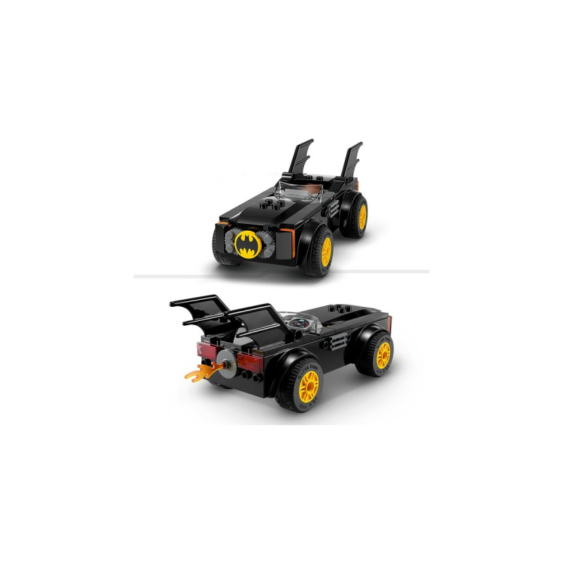 LEGO 76264 DC Super Heroes Verfolgungsjagd im Batmobile: Batman vs. Joker, Konstruktionsspielzeug