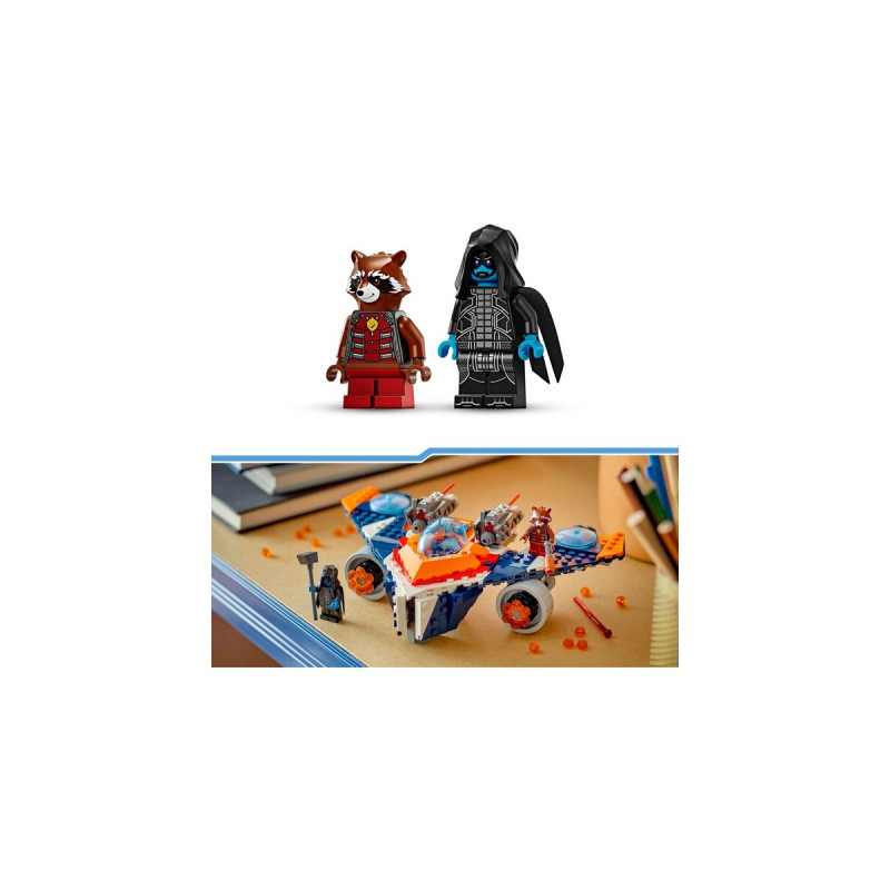 LEGO 76278 Marvel Super Heroes Rockets Raumschiff vs. Ronan, Konstruktionsspielzeug