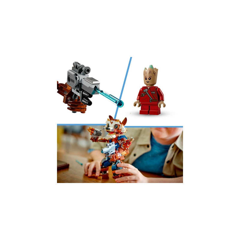 LEGO 76282 Marvel Super Heroes Rocket & Baby Groot, Konstruktionsspielzeug