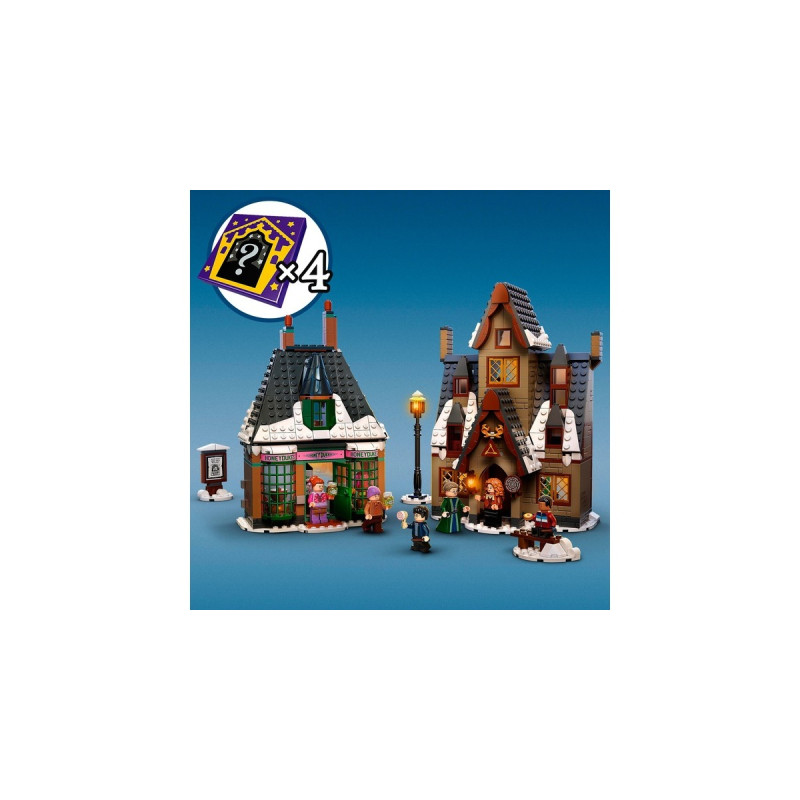 LEGO 76388 Harry Potter Besuch in Hogsmeade, Konstruktionsspielzeug(Set zum 20. Jubiläum mit Ron als goldene Minifigur)