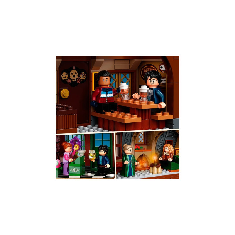 LEGO 76388 Harry Potter Besuch in Hogsmeade, Konstruktionsspielzeug(Set zum 20. Jubiläum mit Ron als goldene Minifigur)