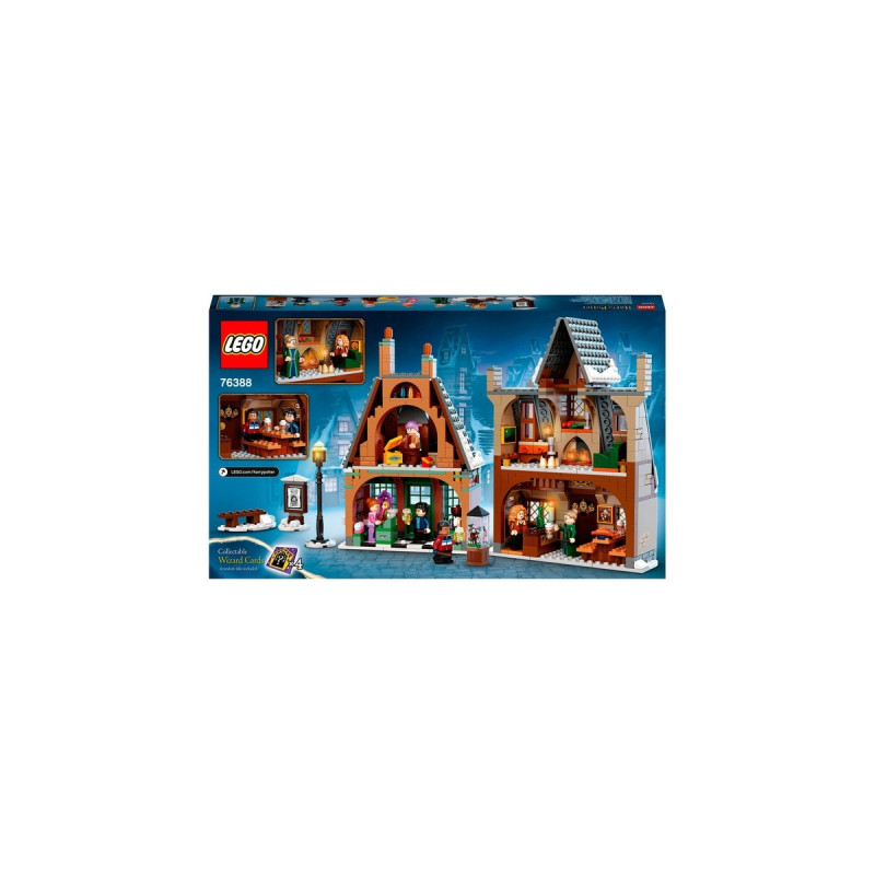 LEGO 76388 Harry Potter Besuch in Hogsmeade, Konstruktionsspielzeug(Set zum 20. Jubiläum mit Ron als goldene Minifigur)