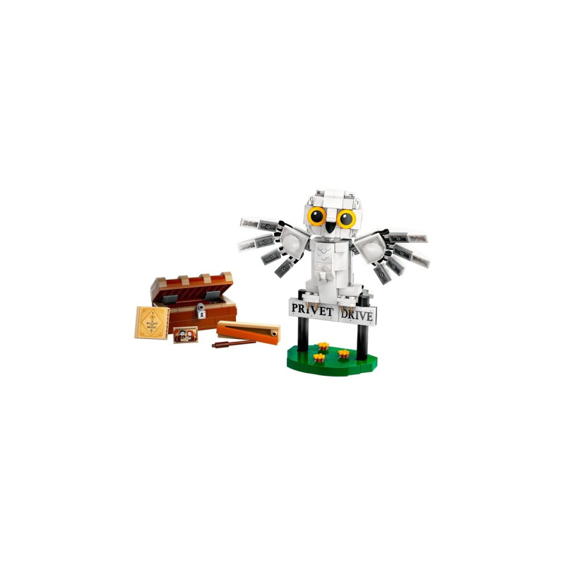 LEGO 76425 Harry Potter Hedwig im Ligusterweg, Konstruktionsspielzeug