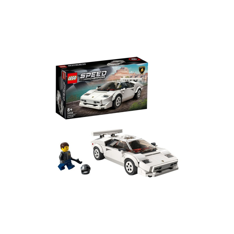 LEGO 76908 Speed Champions Lamborghini Countach, Konstruktionsspielzeug
