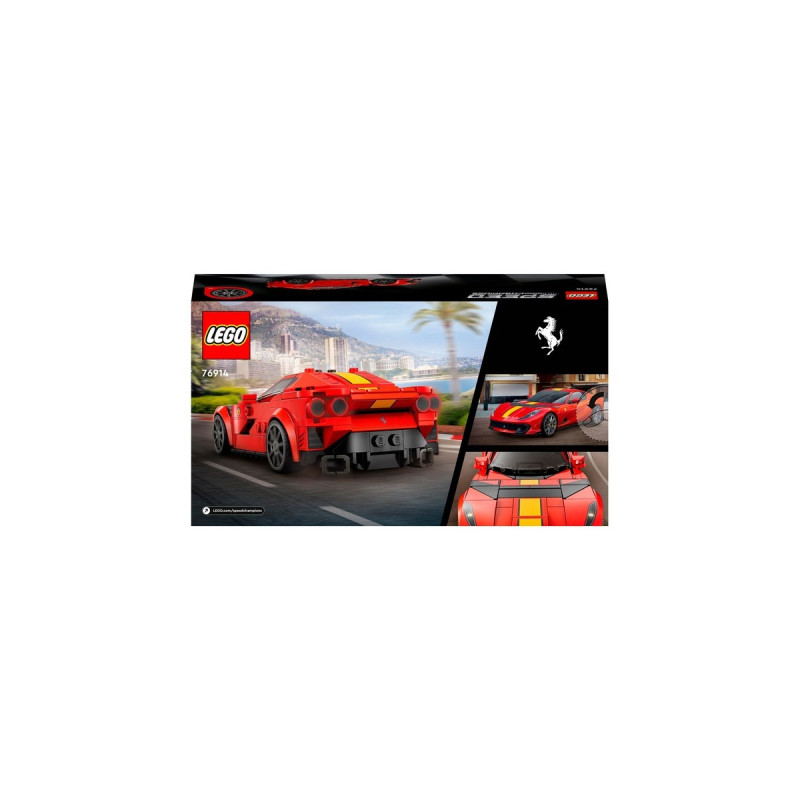 LEGO 76914 Speed Champions Ferrari 812 Competizione, Konstruktionsspielzeug