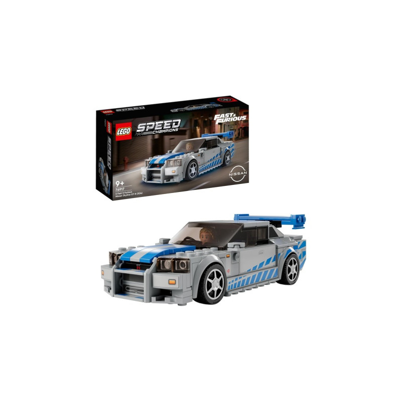 LEGO 76917 Speed Champions: 2 Fast 2 Furious – Nissan Skyline GT-R, Konstruktionsspielzeug
