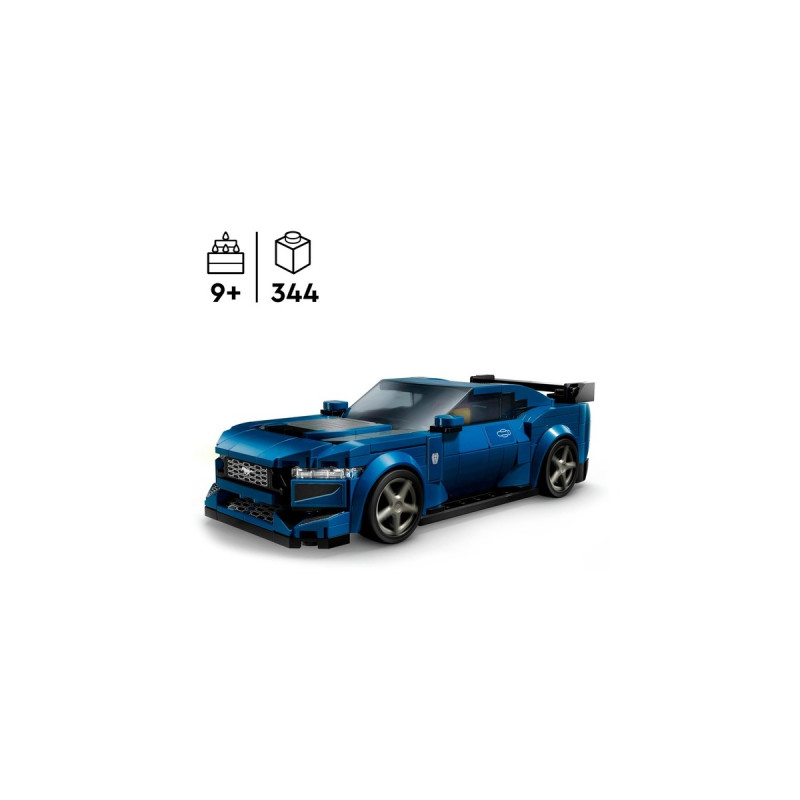 LEGO 76920 Speed Champions Ford Mustang Dark Horse Sportwagen, Konstruktionsspielzeug