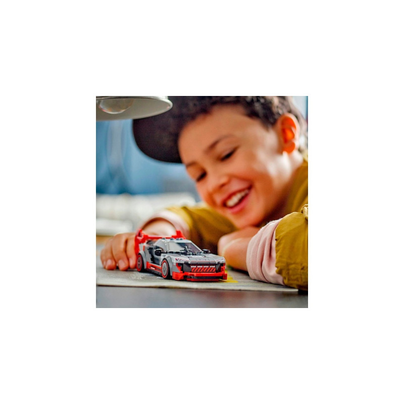 LEGO 76921 Speed Champions Audi S1 e-tron quattro Rennwagen, Konstruktionsspielzeug