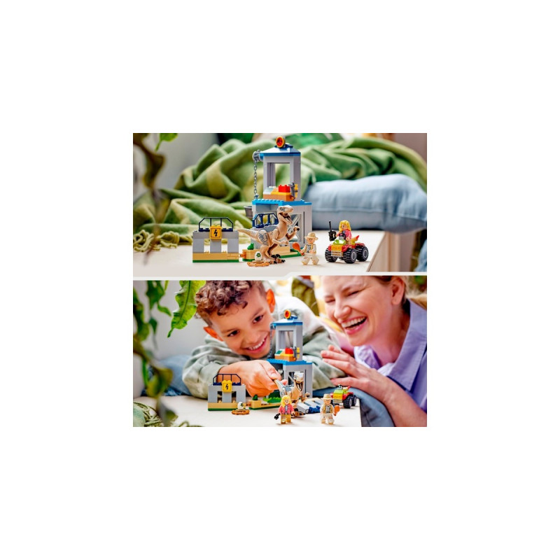 LEGO 76957 Jurassic World Flucht des Velociraptors, Konstruktionsspielzeug