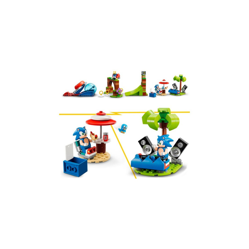 LEGO 76990 Sonic the Hedgehog Sonics Kugel-Challenge, Konstruktionsspielzeug
