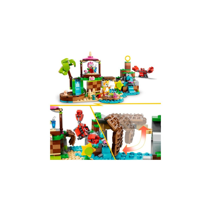 LEGO 76992 Sonic the Hedgehog Amys Tierrettungsinsel, Konstruktionsspielzeug
