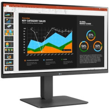 LG 24BR550Y-C, LED-Monitor(60.4 cm (23.8 Zoll), schwarz (matt), Full HD, IPS, Pivot, DisplayPort, HDMI)