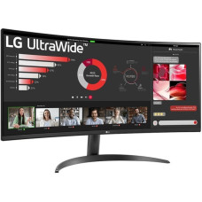 LG 34WR50QC-B, LED-Monitor(86.4 cm (34 Zoll), schwarz, QHD, Curved, AMD Free-Sync, HDR10, 100Hz Panel)