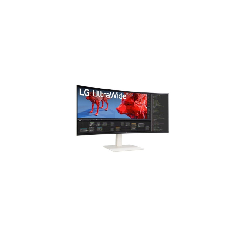 LG 38WR85QC-W, LED-Monitor(95.3 cm (37.5 Zoll), weiß, UWQHD+, Nano-IPS, Curved, AMD Free-Sync Premium Pro, Nvidia G-Sync kompatibel, 144Hz Panel)