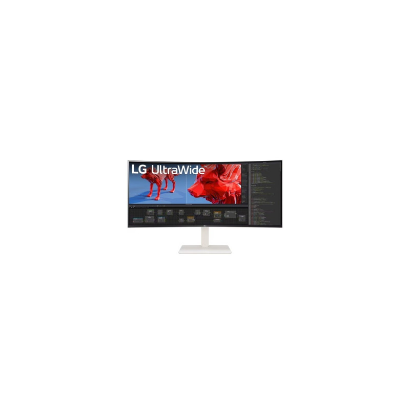 LG 38WR85QC-W, LED-Monitor(95.3 cm (37.5 Zoll), weiß, UWQHD+, Nano-IPS, Curved, AMD Free-Sync Premium Pro, Nvidia G-Sync kompatibel, 144Hz Panel)