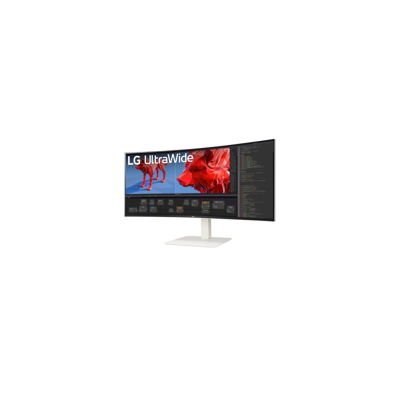 LG 38WR85QC-W, LED-Monitor(95.3 cm (37.5 Zoll), weiß, UWQHD+, Nano-IPS, Curved, AMD Free-Sync Premium Pro, Nvidia G-Sync kompatibel, 144Hz Panel)