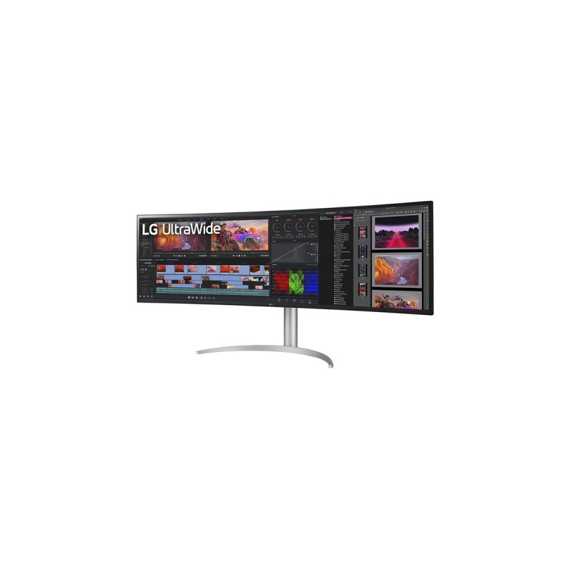 LG 49WQ95X-W, LED-Monitor(124 cm (49 Zoll), weiß/silber, DQHD, IPS, Free + G-Sync, 144Hz Panel)