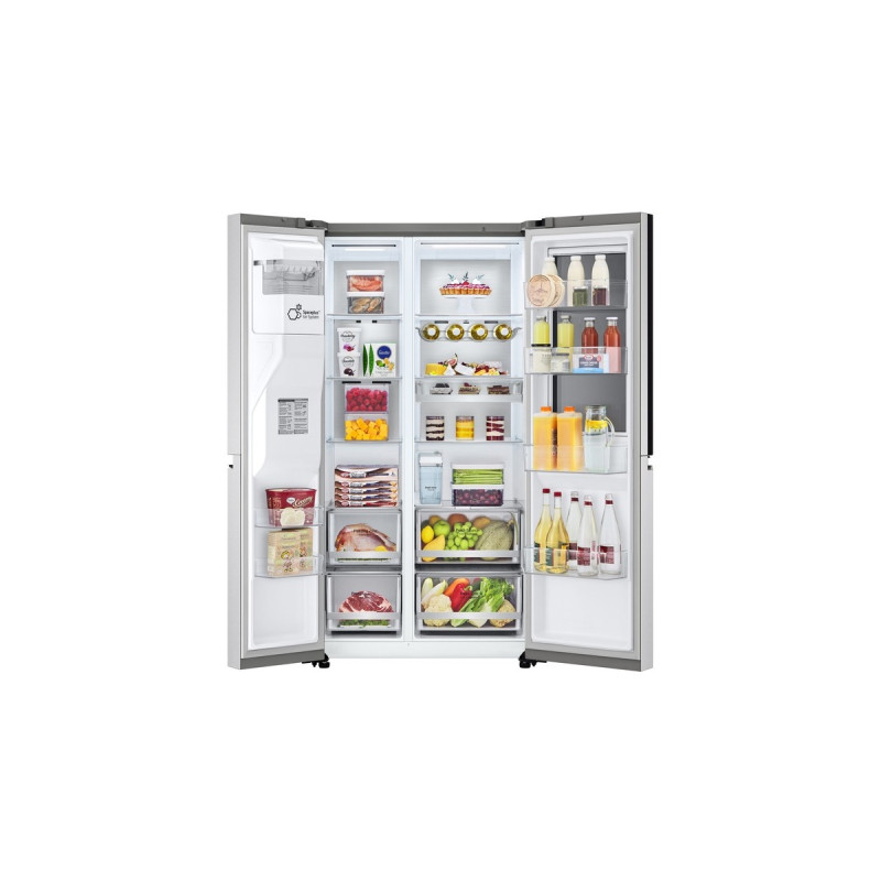 LG GSXV91BSAF, Side-by-Side(InstaView Door-in-Door mit Showeffekt, DoorCooling+, UVnano Technologie)