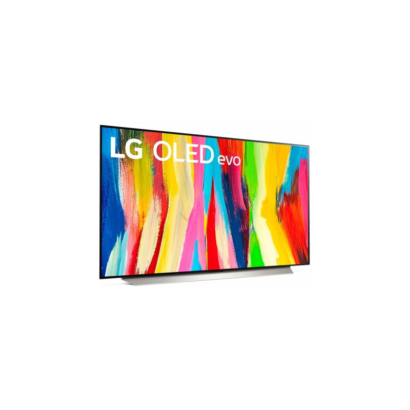 LG OLED48C21LA, OLED-Fernseher(121 cm (48 Zoll), schwarz/silber, UltraHD/4K, HDR, Dolby Atmos, 120Hz Panel)