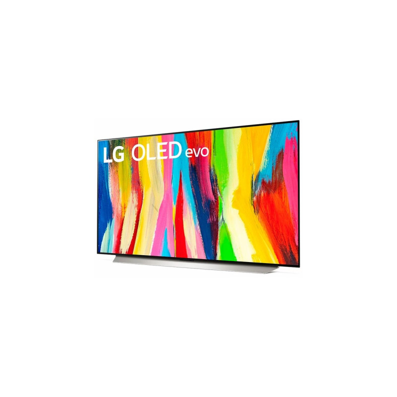 LG OLED48C21LA, OLED-Fernseher(121 cm (48 Zoll), schwarz/silber, UltraHD/4K, HDR, Dolby Atmos, 120Hz Panel)