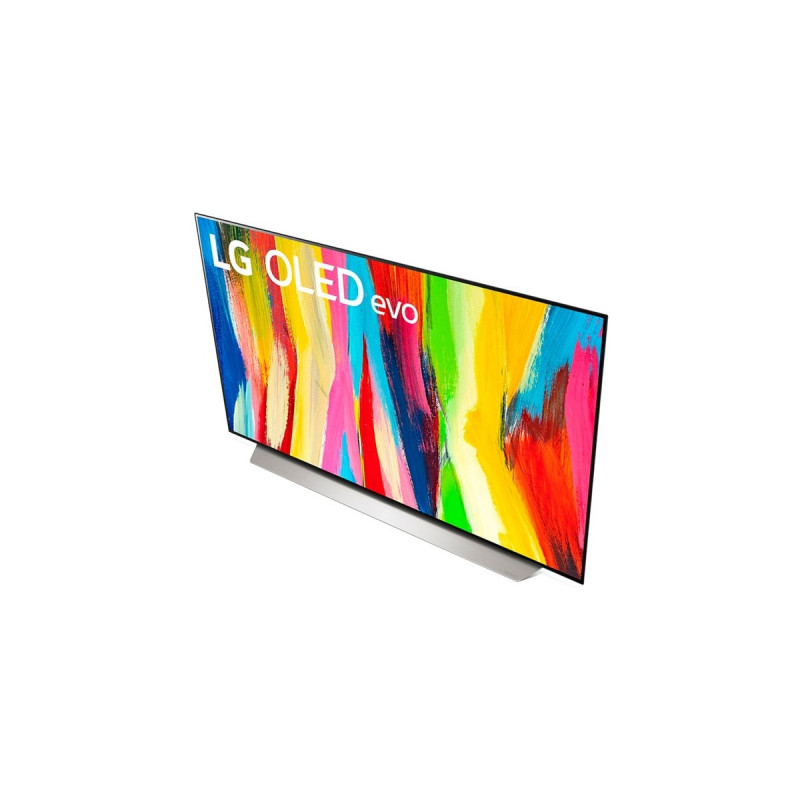 LG OLED48C21LA, OLED-Fernseher(121 cm (48 Zoll), schwarz/silber, UltraHD/4K, HDR, Dolby Atmos, 120Hz Panel)