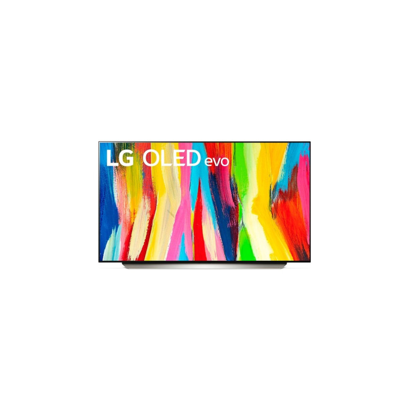 LG OLED48C27LA , OLED-Fernseher(121 cm (48 Zoll), schwarz/silber, UltraHD/4K, HDR, Dolby Atmos, 120Hz Panel)