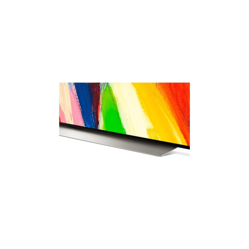 LG OLED48C27LA , OLED-Fernseher(121 cm (48 Zoll), schwarz/silber, UltraHD/4K, HDR, Dolby Atmos, 120Hz Panel)