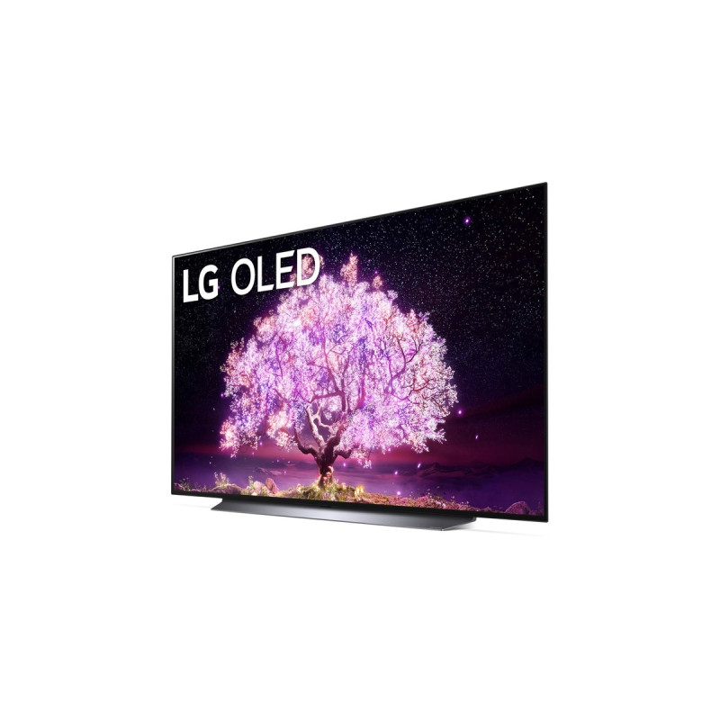 LG OLED77C17LB, OLED-Fernseher(195 cm (77 Zoll), schwarz, UltraHD/4K, SmartTV, HDR, HDMI 2.1, WLAN, 100Hz Panel)