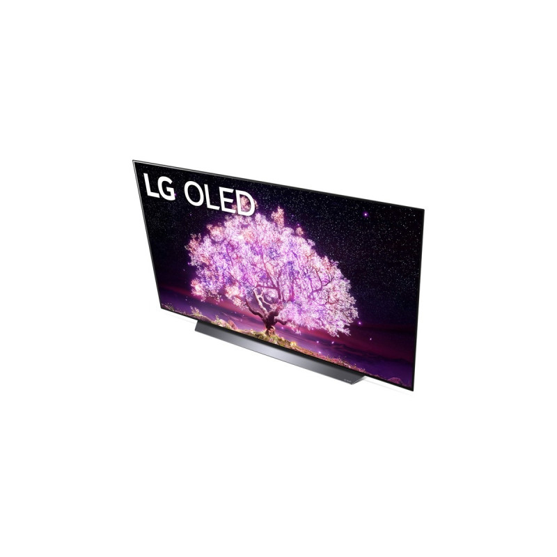 LG OLED77C17LB, OLED-Fernseher(195 cm (77 Zoll), schwarz, UltraHD/4K, SmartTV, HDR, HDMI 2.1, WLAN, 100Hz Panel)