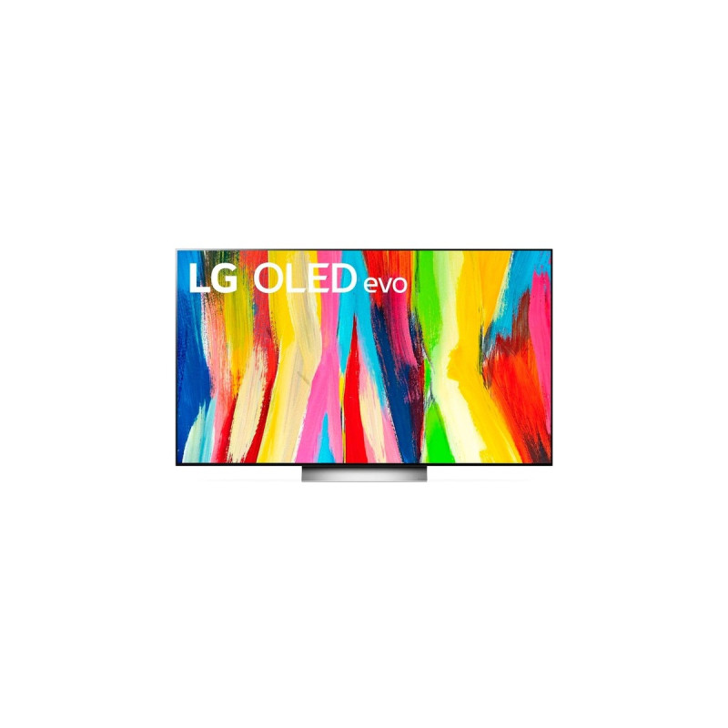 LG OLED77C22LA, OLED-Fernseher(195 cm (77 Zoll), schwarz, UltraHD/4K, HDMI 2.1, Triple Tuner, 120Hz Panel)